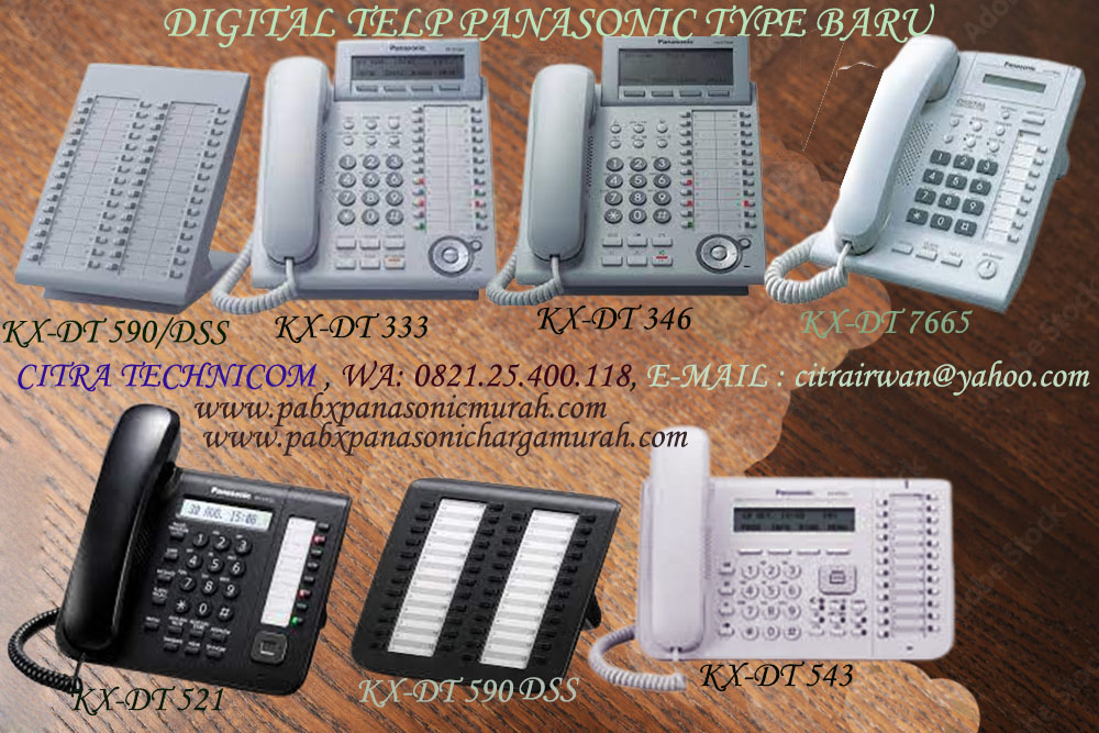DIGITAL TELEPHONE PANASONIC MODEL YANG BARU